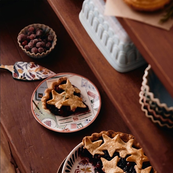 New Anthropologie George & Viv Dear Santa Dessert Plate Christmas Holiday - Picture 2 of 5